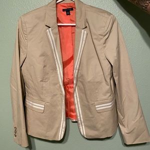 Khaki/tan/beige & white Tommy Hilfiger Blazer